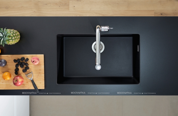Кухонная мойка Hansgrohe S510-U660 43432170, черный графит - 2 изображение