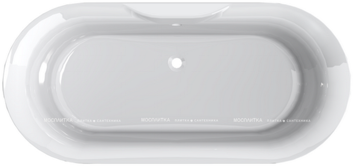 Ванна из литьевого мрамора Astra-Form Монако 174,1x80,5 белый глянец 01010030 - 3 изображение