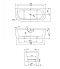Акриловая ванна 180х79 см Cezares Slim SLIM WALL-180-80-60-W37-SET белая - 4 изображение