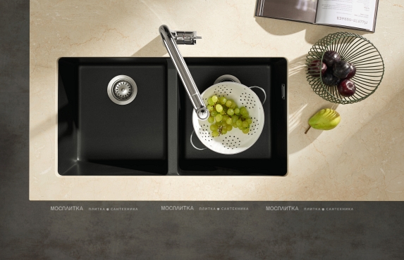 Кухонная мойка Hansgrohe S510-U770 43434170, черный графит - 2 изображение