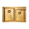 Мойка кухонная Paulmark Berman PM517851-BG брашированное золото