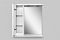 Зеркальный шкаф Am.Pm Like M80MPL0651WG левый 65 см белый глянец с подсветкой - 9 изображение