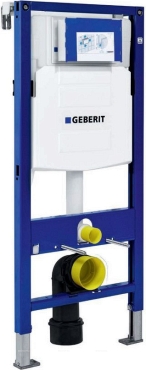 Комплект подвесной безободковый унитаз Bocchi Parma 1417-001-0129 белый + инсталляция Geberit Duofix UP320 111.300.00.5 - 7 изображение