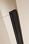 Душевая дверь Cezares Eco 80х190 см ECO-O-B-1-80-C-NERO профиль черный, стекло прозрачное - 2 изображение